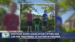 Virginia law lifting age cap on coverage for autism treatment signed