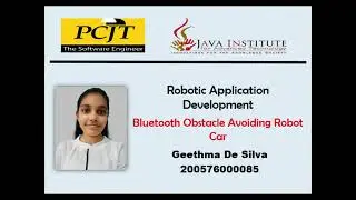 Obstacle Avoiding Robot Car | Java Institute | PCJT Software Engineering