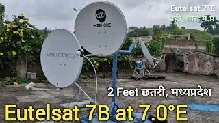 Eutelsat 7e dish settings on 2 feet antenna