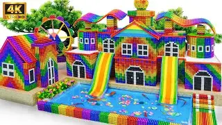 Build a Luxury Villa with Magnetic Balls | Creative DIY Magnet Project
