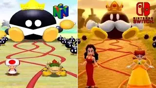 Super Mario Party Jamboree - All Minigames Comparison (Switch vs Original)