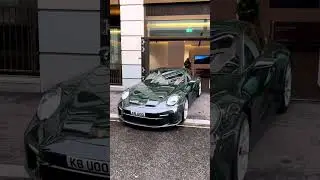 Collecting a friend&rsquo;s new GT3 Touring in Brewster Green from Porsche Mayfair!