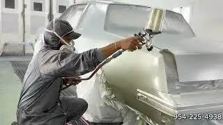 Oldsmobile Cutlass Full Paint Process in the Booth
