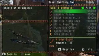 MHFU - All Great swords/Long swords
