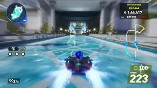 Water Palace Time Trial S Rank (Sonic Speed) - Sonic Racing CrossWorlds Demo