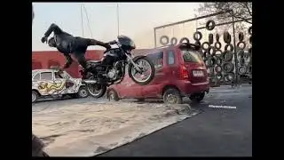 New bike stone scene