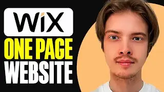 Wix One Page Website Tutorial | Step By Step