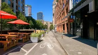 Beatty Street Protected Bike Lane (Vancouver, BC - July 2022)