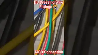 MCB DB Box Connection #mcb  #shorts #electrical #wiring #wire