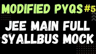 THE FASTEST Way to MASTER JEE Main 2025 with Modified PYQs