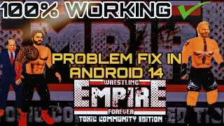 How To Solve Wrestling Empire Mod Not Opening On Android 14 | Wrestling Empire Forever | Tutorial |