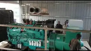 diesel generator set made by ruiying,global warranty.