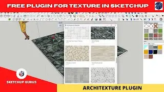 sketchup tutorial / plugin for material and texture