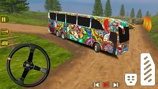Coach Bus Simulator India Off Road Driving Bus Game Simulator Surajgamerhub Gameplay Video 
