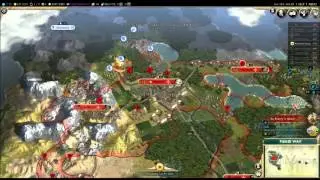CIV 5 - Beating deity - Part (5/14) - First Greek Invasion!