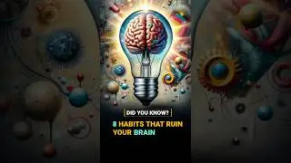 &lrm;8 😱Shocking Brain Damages 🧠 #facts #shorts #brain #learning