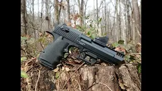 Desert Eagle L6 CO2, автоматическая стрельба по мишеням.