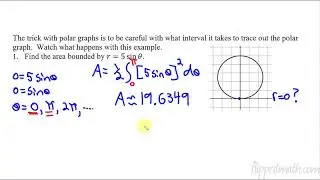 Calculus BC – 9.8 Find the Area of a Polar Region or the Area Bounded by a Single Polar Curve
