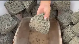 Gift For Dipping Lovers Gritty Concrete Crumbling || ASMR Oddly Satisfying