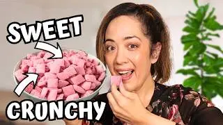 This Crunchy Low Carb Dessert Tastes Like Strawberries!
