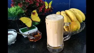 Orange Banana Smoothie | Low Calorie High Protein Shake