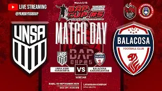 🔴LIVE BAP CUP #5 | UNSA ASMI SURAKARTA VS BALACOSA KARANGANYAR | Lap.K⚽RIPAN | 3-9-2025 #bapcup5