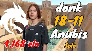 donk (18-11) FACEIT 4168 ELO Match (Anubis) | 22 Jan 2026 | CS2 POV/DEMO #cs2 #csgo #m0nesy #donk