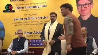 CM lays foundation stone of an Indoor swimming pool at Jammu, felicitates paragliders & launches 