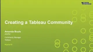 Creating a Tableau Community