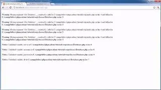PHP OOP 233 MySQL Database Example Part 2