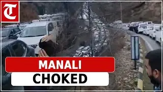 Watch: Huge traffic jam as tourists rush to Kullu & Manali for Christmas celebration