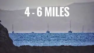 Nikon P1000 Max Zoom Test: 4 to 6 Mile Horizon Boat Test