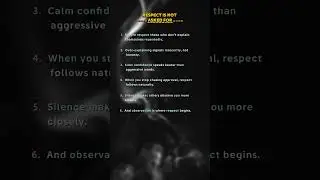 Why Respect Is Never Asked For | Psychology Truth #Respect #Psychology #Confidence #MindsetShift