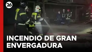RUSIA | Incendio en una f&aacute;brica de equipos el&eacute;ctricos en Mosc&uacute;