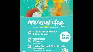 Atella Sound Circus 2023 in consolle Marco Messina (99Posse)&Irene Ferrara