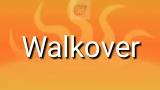 Walkover meaning with pronounciation//Googul Dictionary//