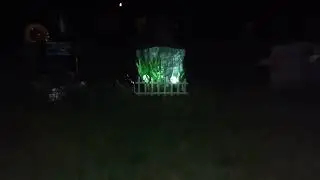 NEW SOLAR LIGHTS at cemetery