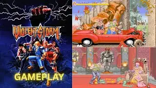 Violent Storm - Kyle (Arcade / 1993) Walkthrough Longplay