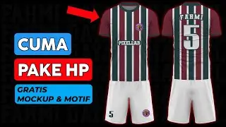 Cara membuat jersey di HP | Mockup jersey Pixellab