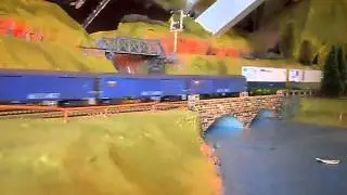 My Model Trains - PacNat DL46/NR29 on a Superfreighter
