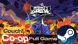 Mighty Goose | 2 Player Co-op | Full Game Playthrough | Steam - 1080p 60fps