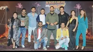 Khatron Ke Khiladi Press Conference With Rohit Shetty - Vikas Gupta,Bharti singh,Zain Imam,Aly Goni