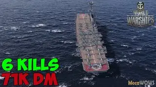 World of WarShips | Weser | 6 KILLS | 71K Damage - Replay Gameplay 1080p 60 fps