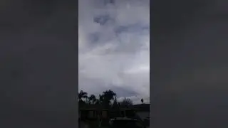 Calm blue sky after storm Northern California