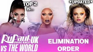 Великобритания против мира, 3 сезон *ОБНОВЛЕНО* Порядок выбывания и топ-2 &mdash; RuPaul's Drag Race