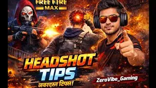 FF MAX BR Headshot Tips 🔥|| ZeroVibe_Gaming #long 