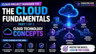 Cloud Project Manager 101: Part 1 of 3 : Cloud Technology Concepts 🌐