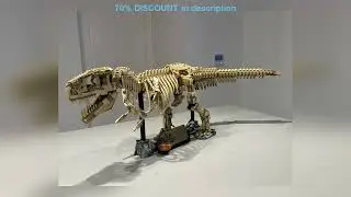 #2025 New MOC Tyrannosaurus Rex Fossil Skeleton Model Home Decor Children's Boys' Holiday Gift