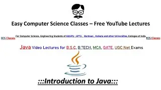 Introduction to Java || Dekho or Sikho #ecsc #EasyComputerScienceClasses