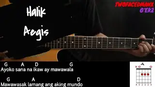 Halik - Aegis (Guitar Cover With Lyrics & Chords)